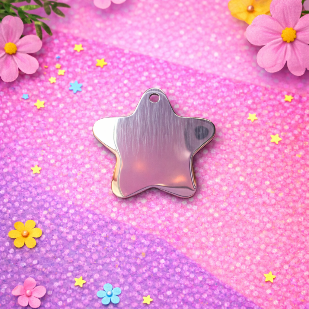 Custom Star Shaped Pet Tag | Personalized Dog & Cat ID