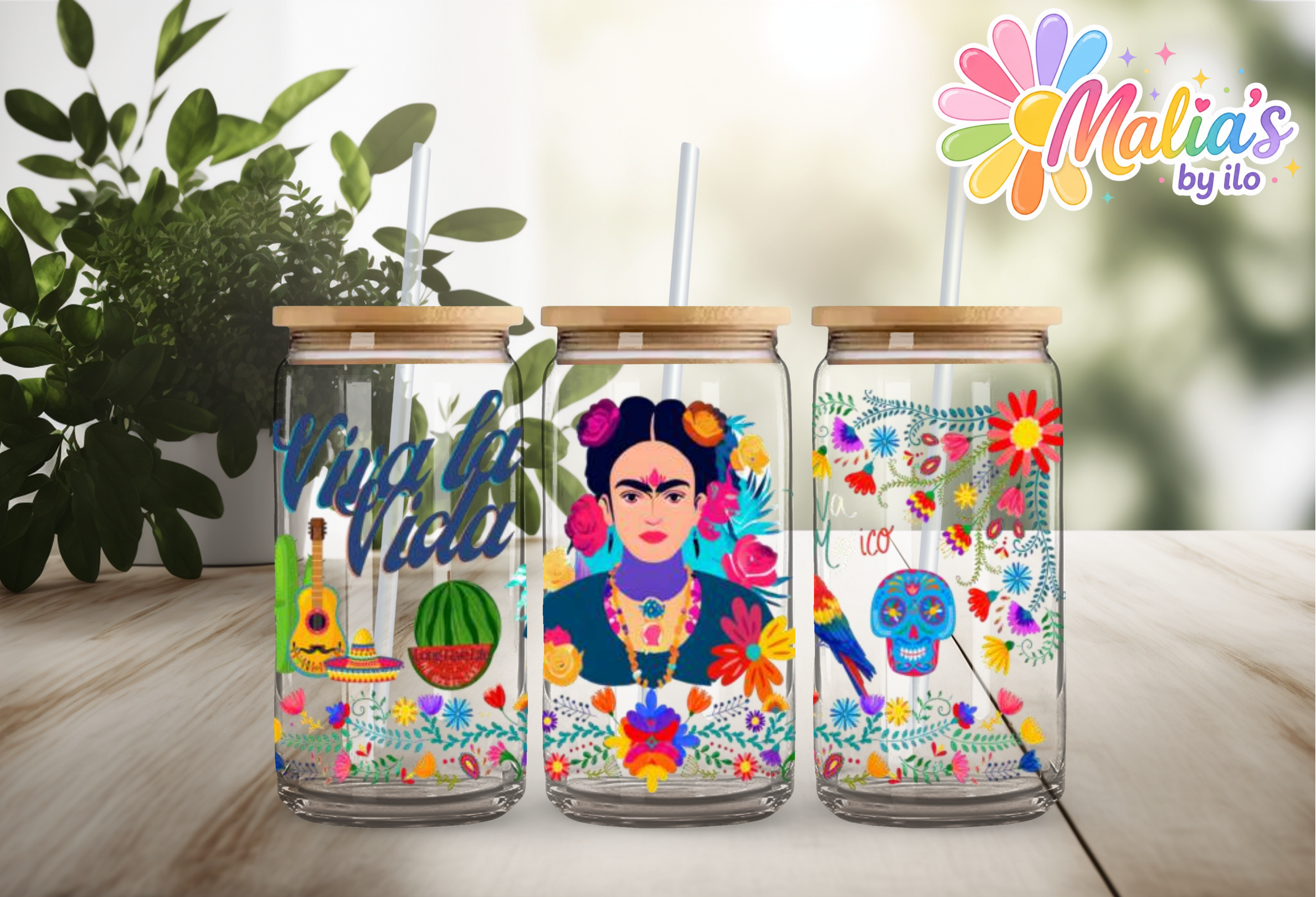 UV DTF Wrap 16oz | Frida| Transfer Ready to Apply