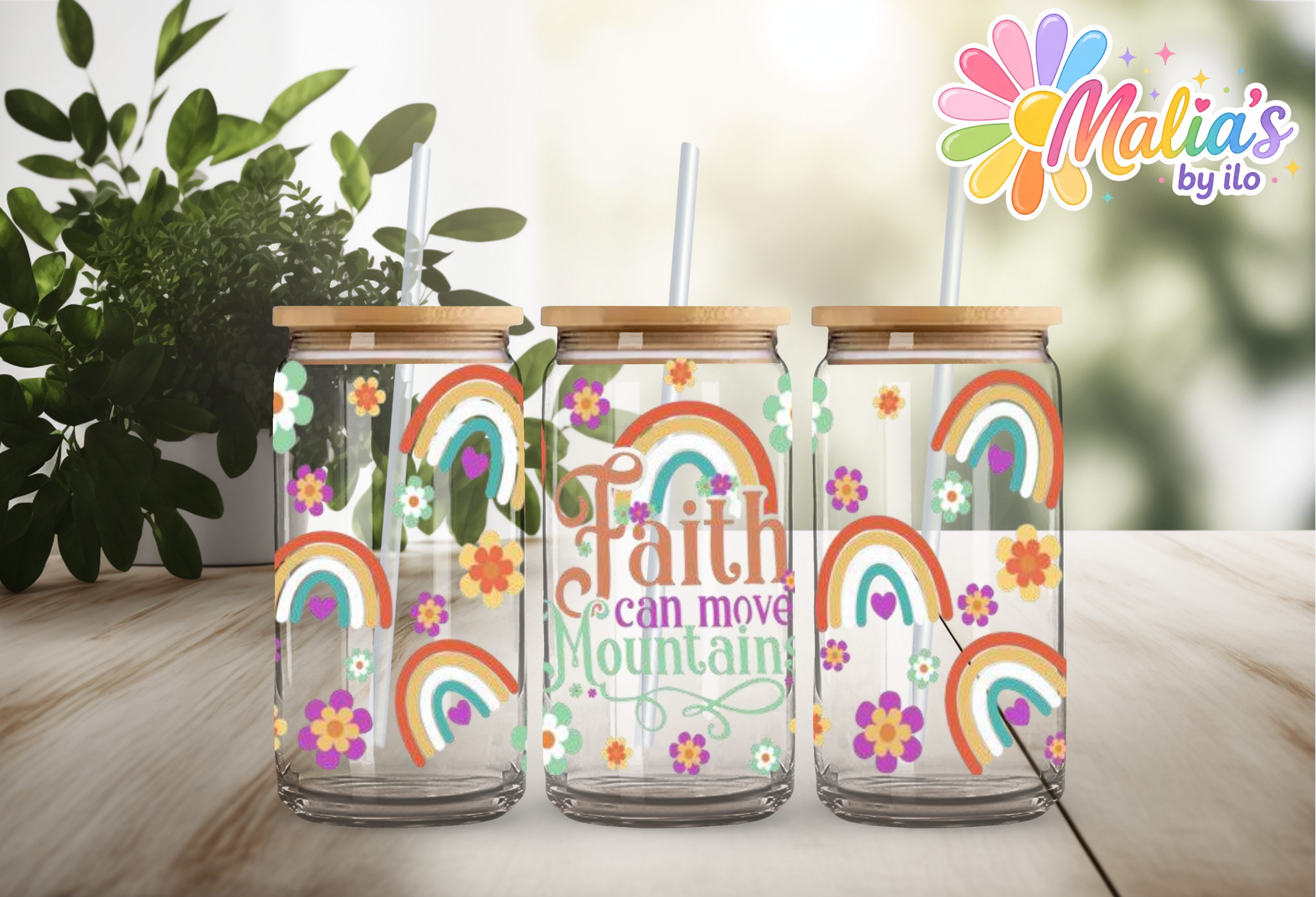 UV DTF Wrap 16oz | Faith | Transfer Ready to Apply