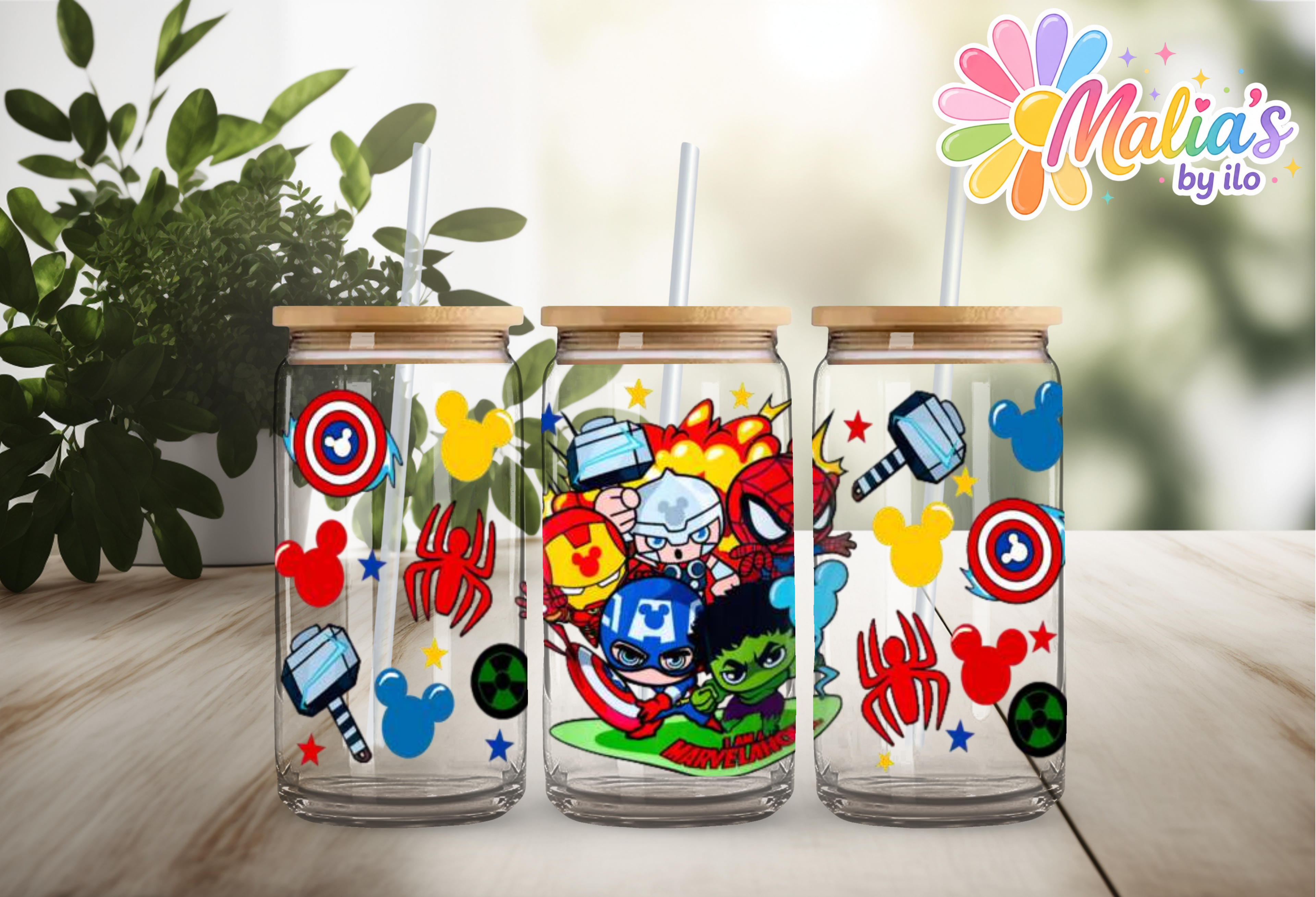 UV DTF Wrap 16oz | Super Heroes Bebe | Transfer Ready to Apply