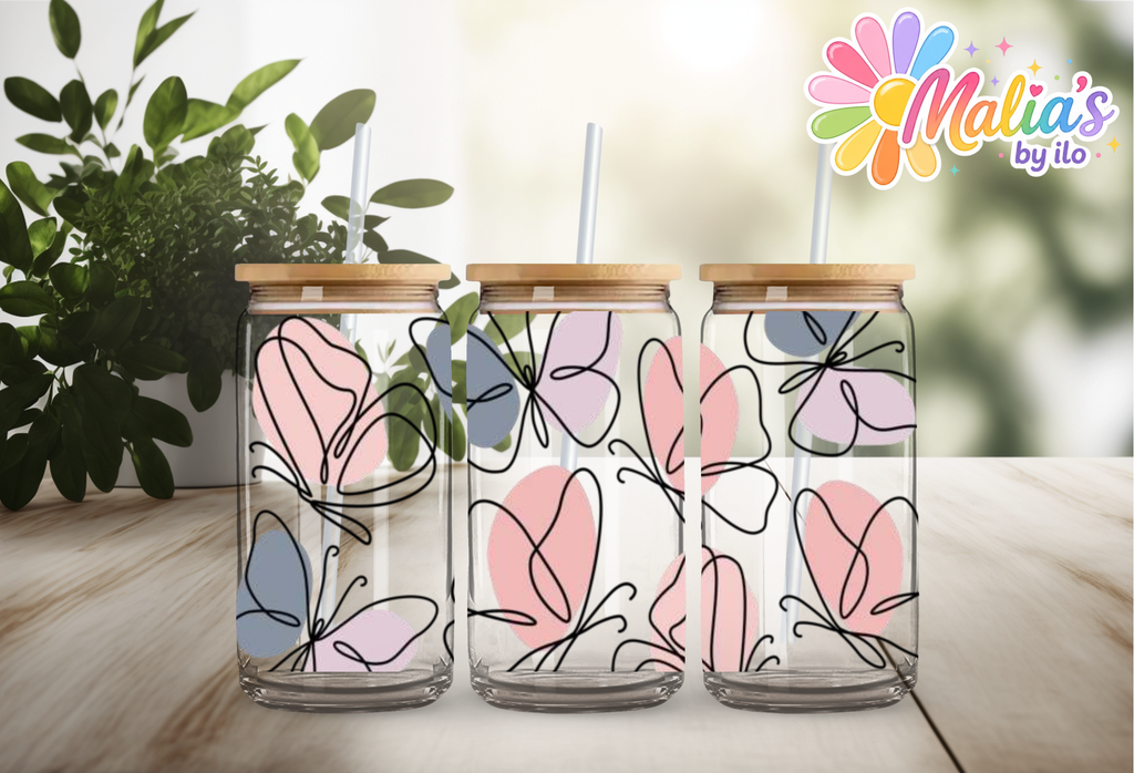 UV DTF Wrap 16oz Mariposas| Transfer Ready to Apply