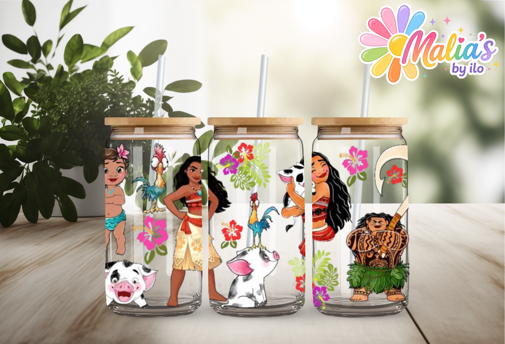 UV DTF Wrap 16oz Island Princess| Transfer Ready to Apply