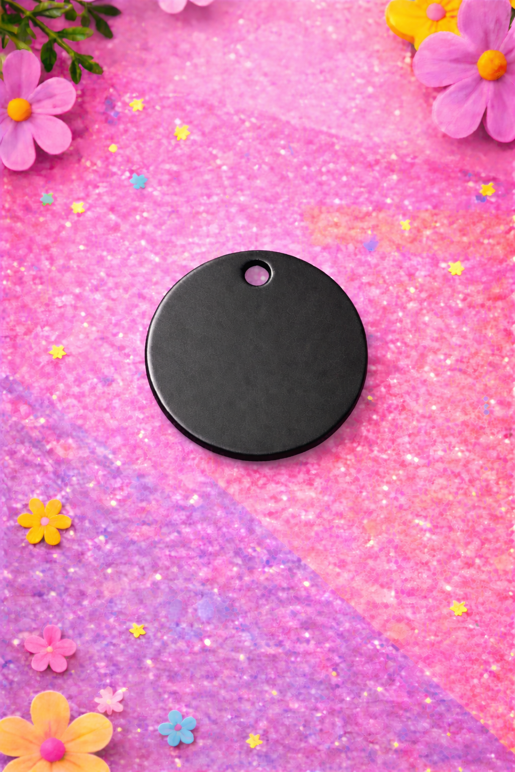 Personalized Round Pet ID Tag | Custom Dog & Cat Name Tag | Malias By Ilo