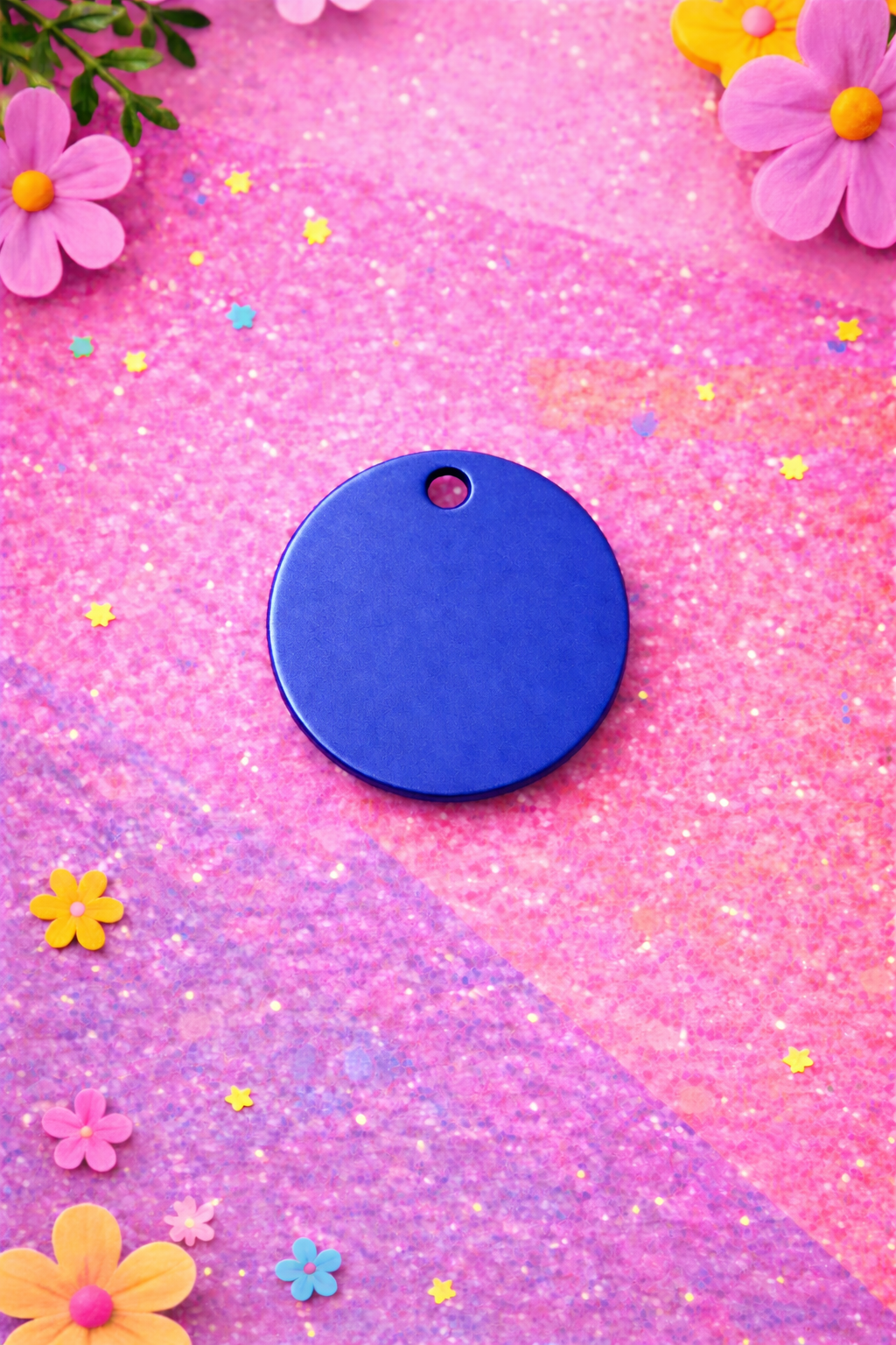 Personalized Round Pet ID Tag | Custom Dog & Cat Name Tag | Malias By Ilo