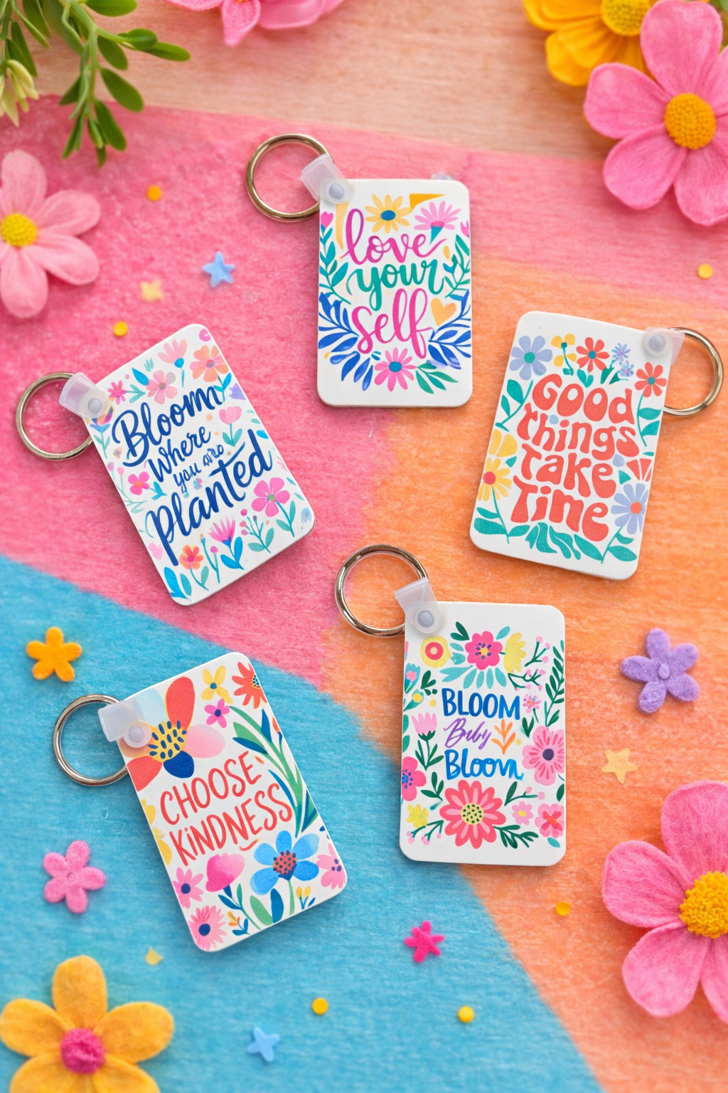 Colorful Keychain – Cute Bag Charm Key Holder