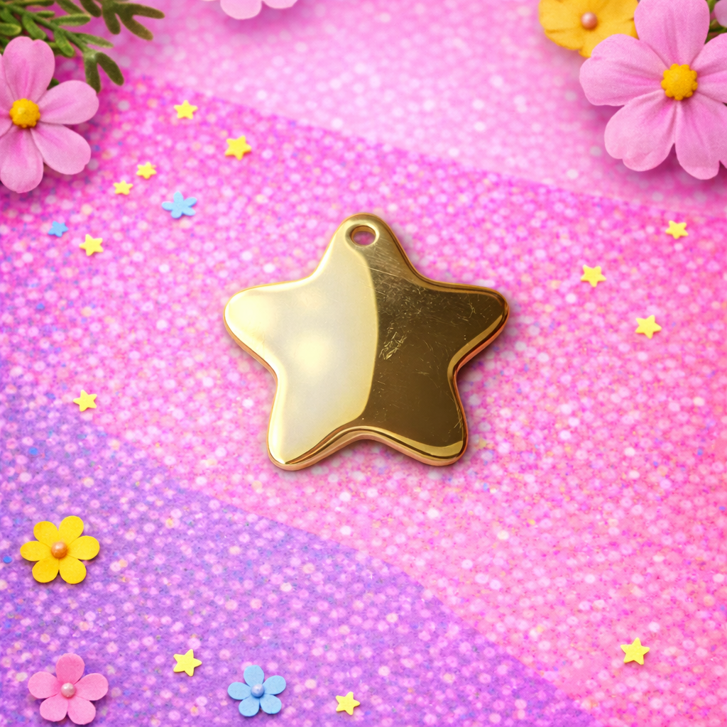 Custom Star Shaped Pet Tag | Personalized Dog & Cat ID