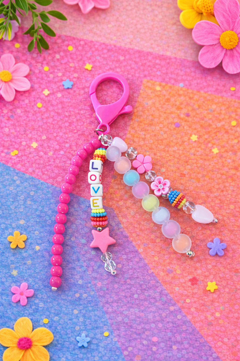 Colorful Keychain – Cute Bag Charm Key Holder