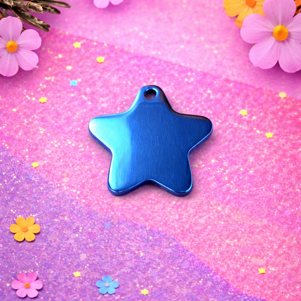 Custom Star Shaped Pet Tag | Personalized Dog & Cat ID