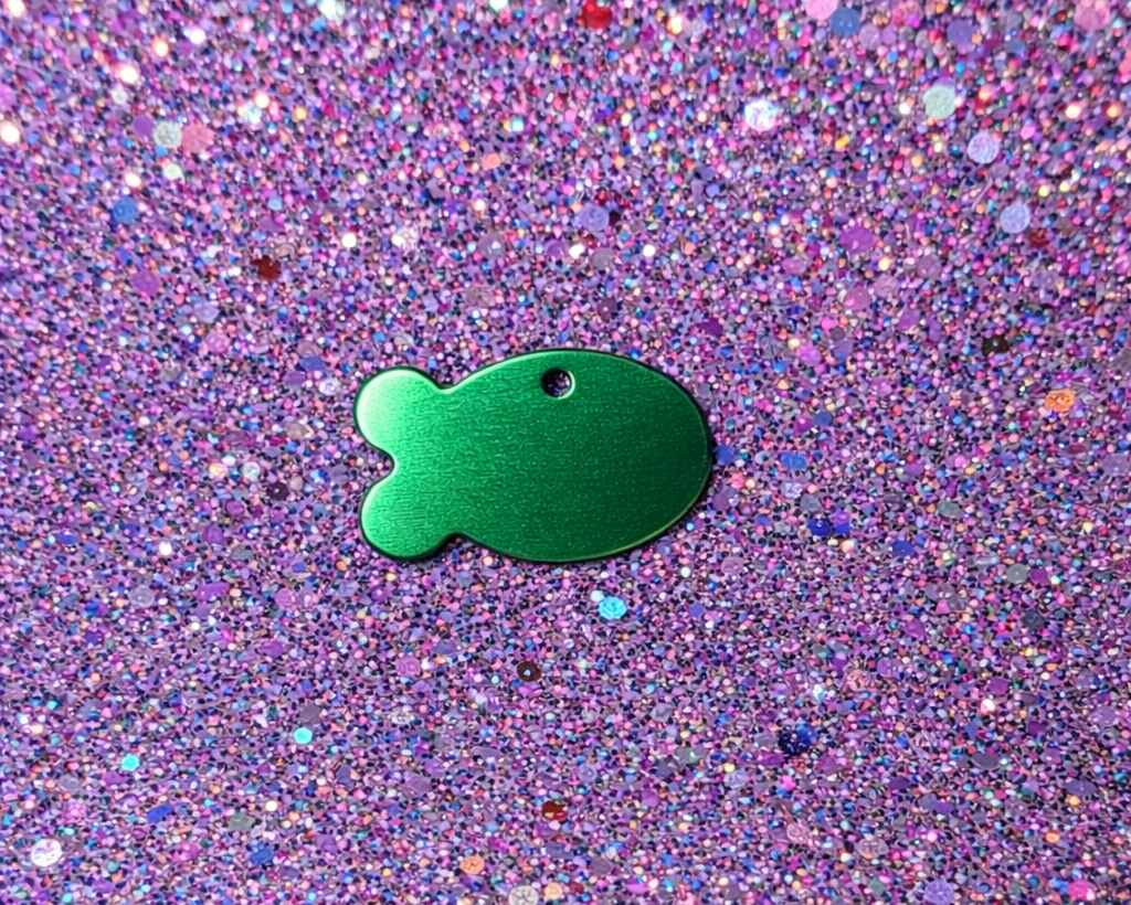 fish shape personalized pet id tag by malias by ilo