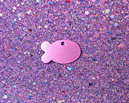 fish shape personalized pet id tag by malias by ilo