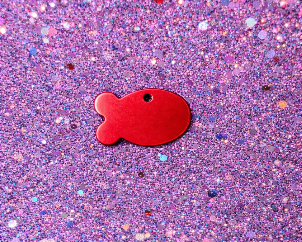 fish shape personalized pet id tag by malias by ilo