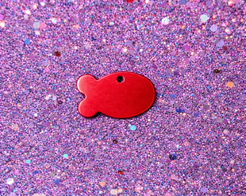 fish shape personalized pet id tag by malias by ilo
