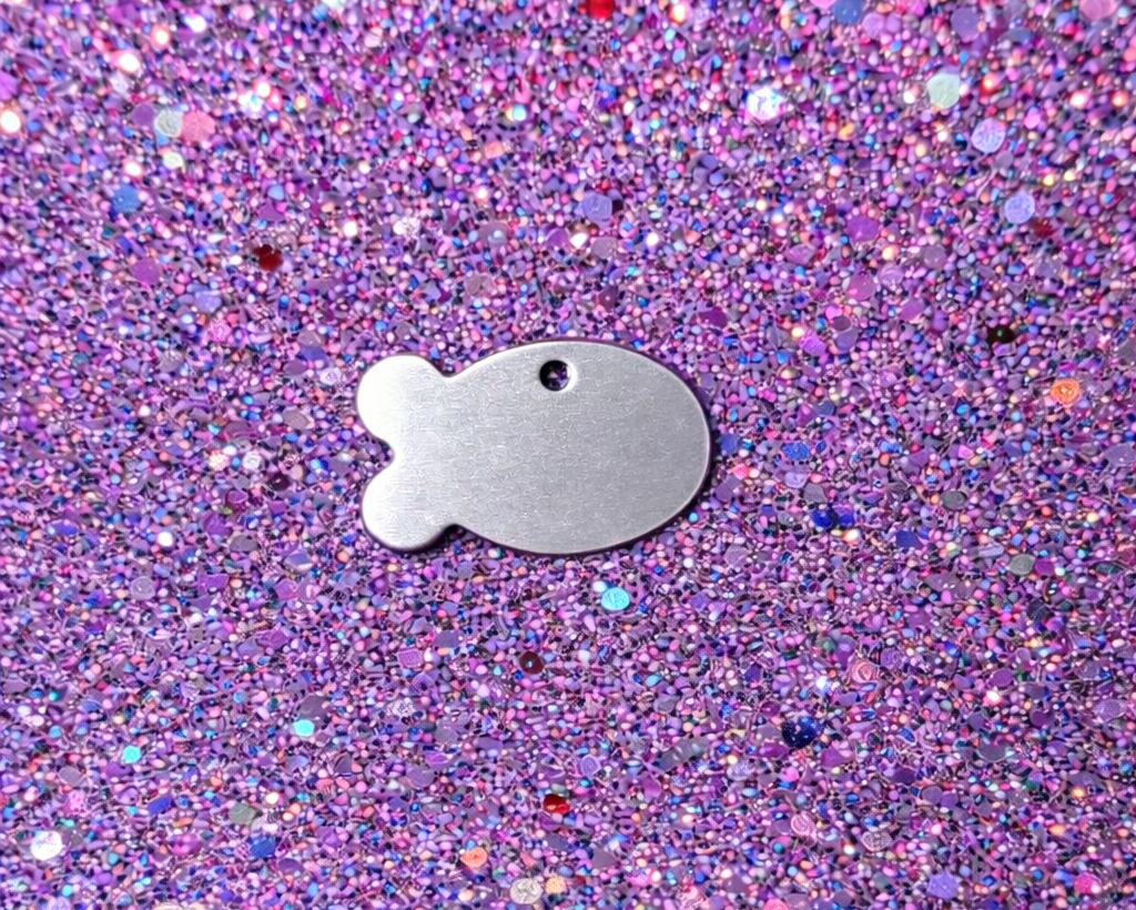 fish shape personalized pet id tag by malias by ilo