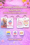 Llavero de Sublimación Personalizado | Llaveros con Foto, Logo o Nombre